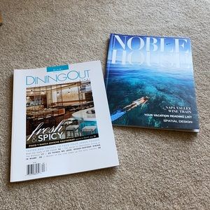Noble house resort magazine vol 6 & Miami dining out summer/fall 2016 bundle